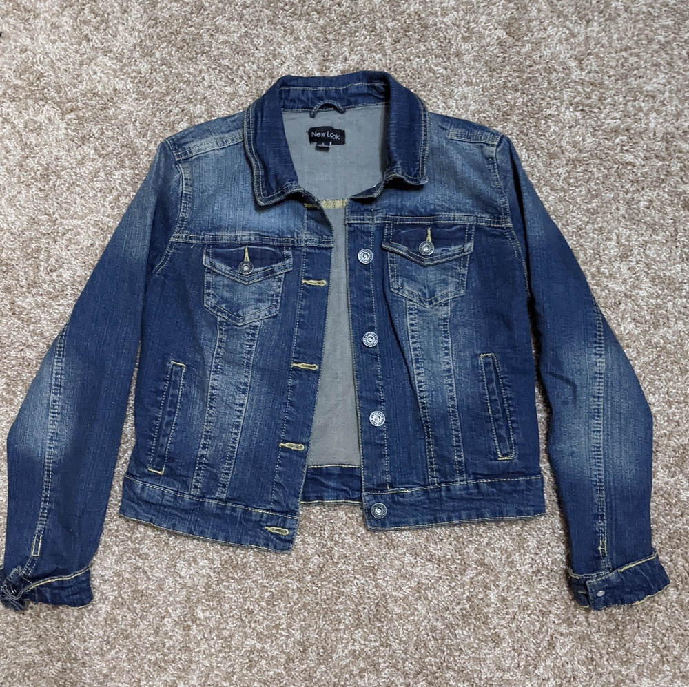 New Look Denim Jacket Size Large